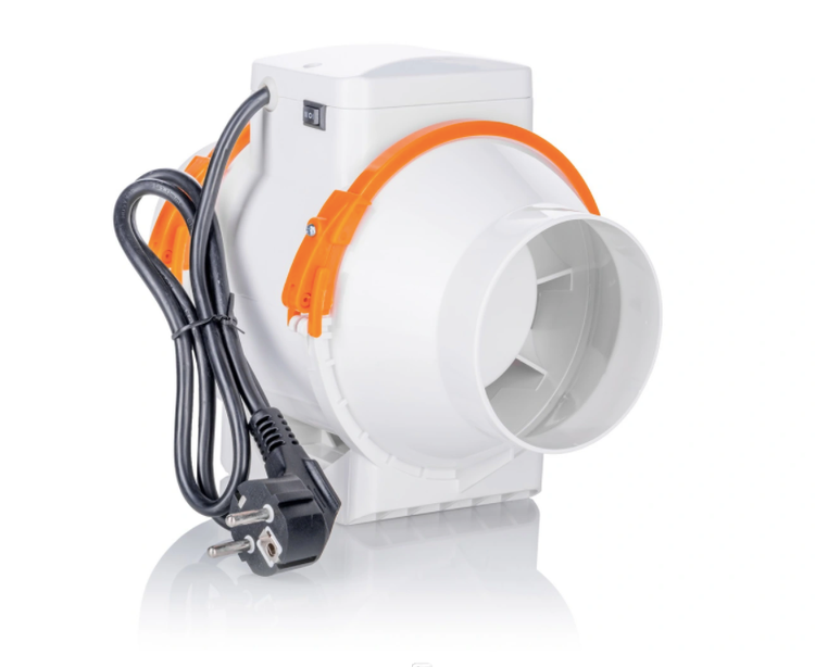 Cornwall Electronics Fan Extractor TT 150mm Dual 405-502m3/h | Silent 33-44db