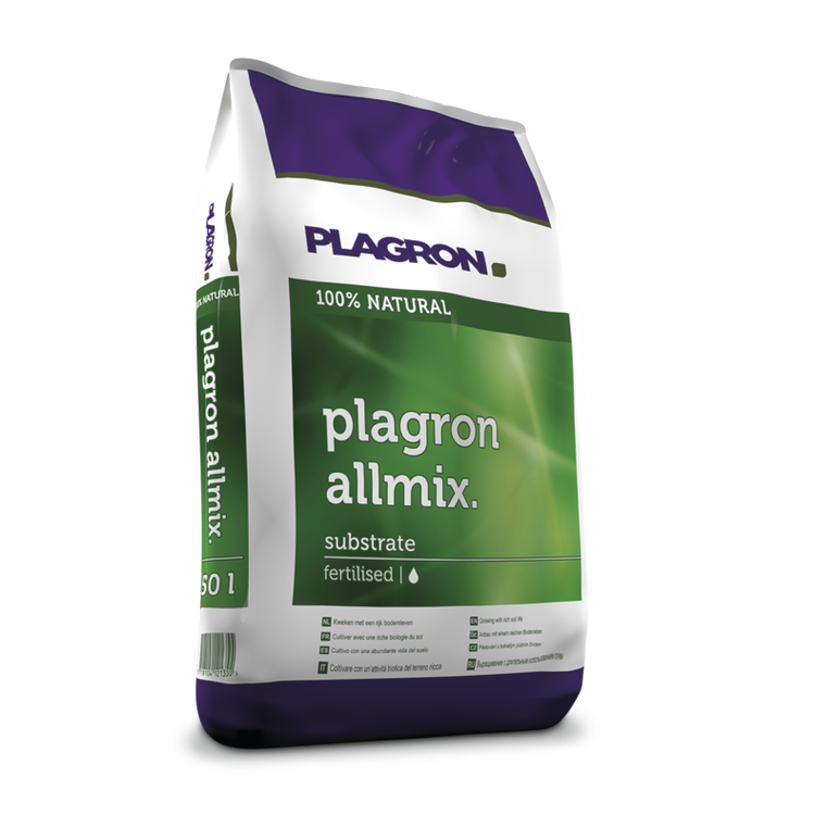 Plagron soil All Mix 50L | selected belnd of peats, perlite, worm casings and organic fertilisiers
