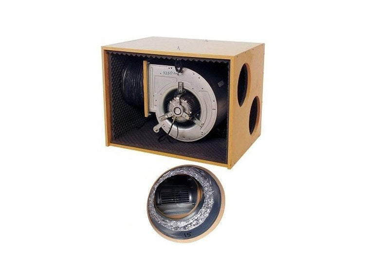 AirFan SoftBox - radial silenced fan 2x250mm IN/OUT 2500m3
