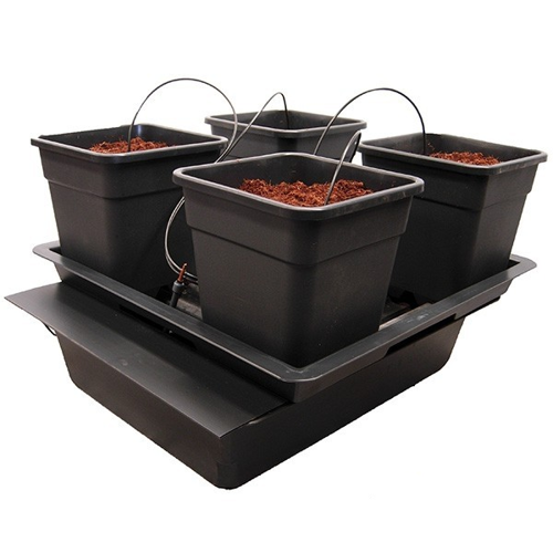 WILMA Small 4 x 11L hydroponic system 60x60xh20cm