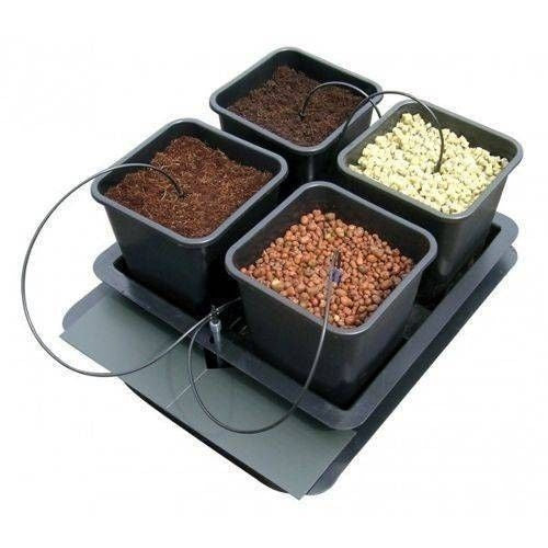 WILMA XL hydroponic system 4 x 18L 90x90xh20cm
