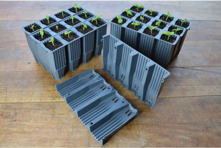 Garland 28 Cell Deep Root Plant Cells for seedlings | 4x4x12cm per 1 cell