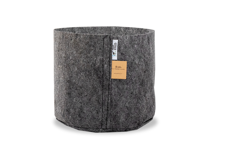 Growbag Root Pouch charcoal fabric pot 28x26cm 16L grey