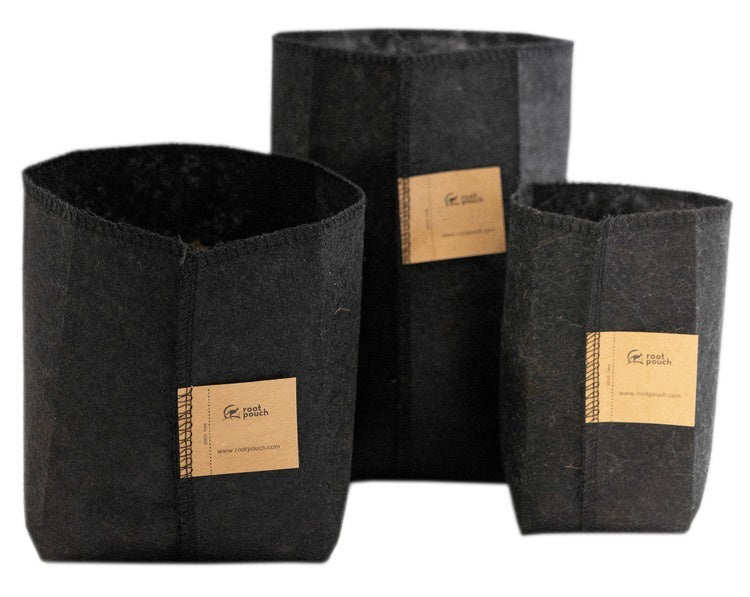 Growbag Root Pouch thinest black fabric pot 13x15cm 2L black