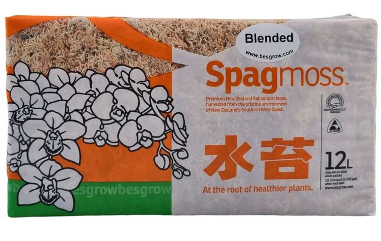Besgrow New Zealand Sphagnum Spagmoss 150G 12L Premium moss
