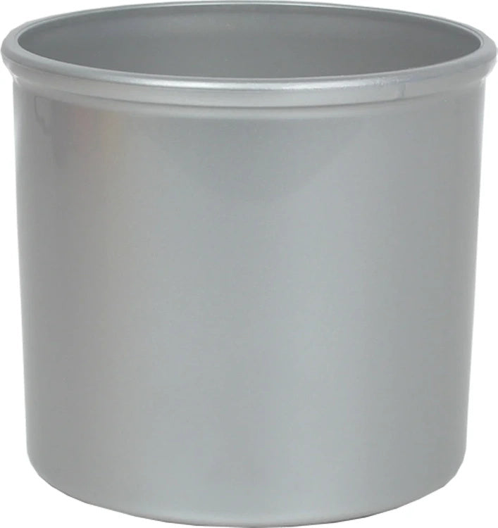 LENI CORONA 11/09 gloss cylindrical pot cover - Silver
