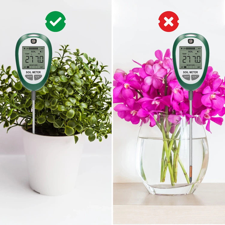 Bioogród - Electronic substrate tester 4 in 1 soil pH meter (H, humidity, temperature and light)