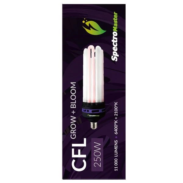 CFL 250W Spectromaster Lampe – 6U | 2100K + 6400K Dualspektrum