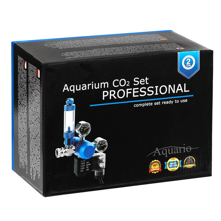 Aquario Blue Professional co2 bottle reducer with solenoid valve