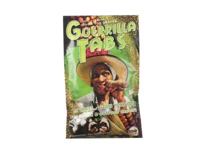 BIOTABS Guerrilla Tabs 20pcs - bio tablets recommended for outdoor cultivation