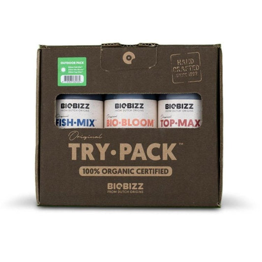 Biobizz TRY-PACK OUTDOOR 3x250ml Fertilizer and Booster Kit  | trypack