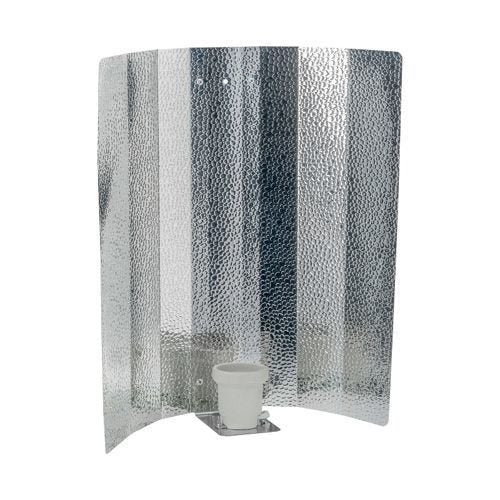 Airontek Stucco Aluminium Reflector for HPS MH 47x47.5x12cm Lamps