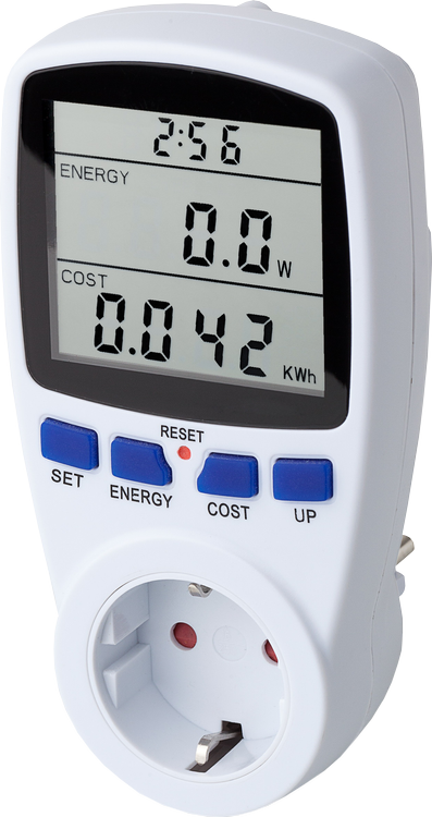 Watt meter - wattage energy meter / socket power monitor