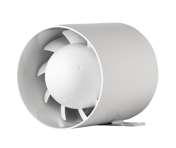 airRoxy quiet axial-duct fan (silent) 100mm 104m3