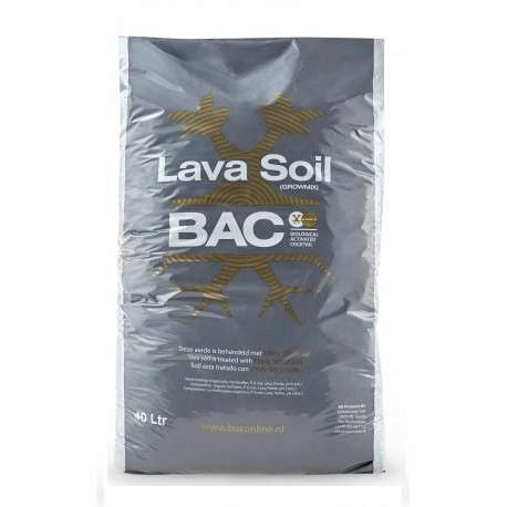 BAC organic soil Lava Soil Growmix 40L + Final Solution + Lava Rock nutrients