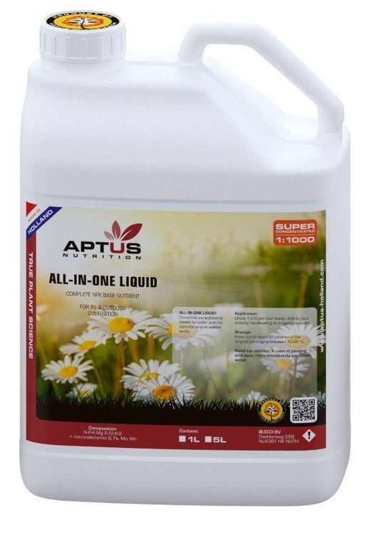 Aptus All-in-one-liquid 5L - single-component nutrient fertilizer