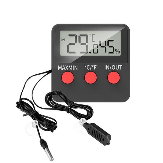 Weather station IN/OUT electronic thermometer & hygrometer with 2 sensors