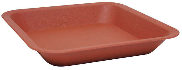 Square pot stand 30L 36,5x36,5cm brown