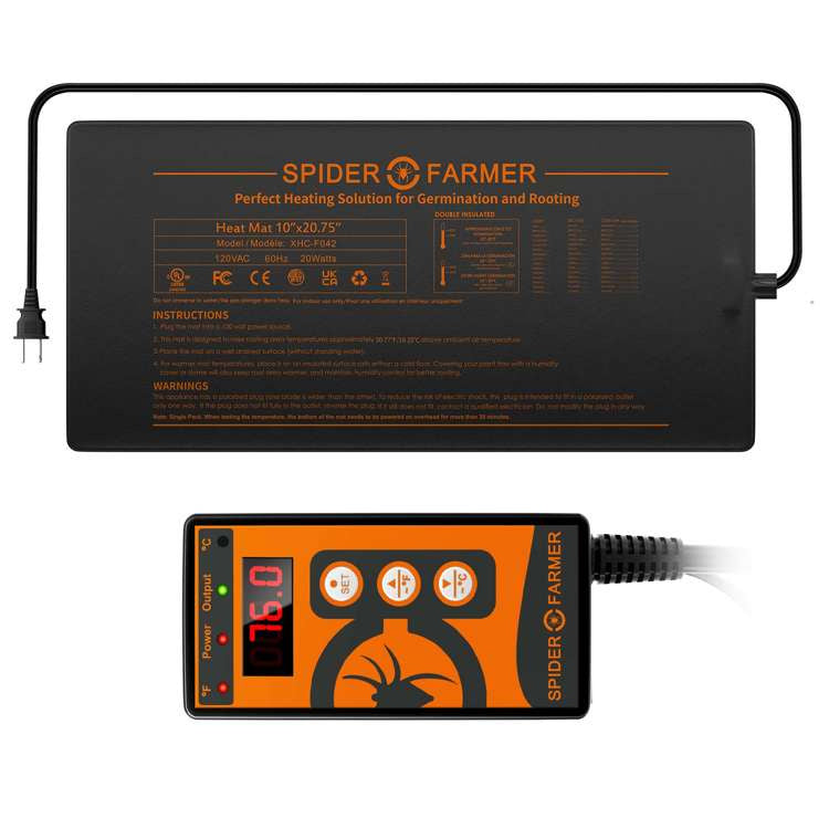 Spider Farmer Heating Mat 52 x 25cm for Seedling & Germination 20W
