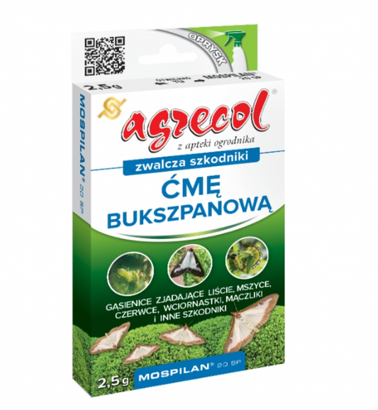 AGRECOL Mospilan 20SP 2.5g - fights, boxwood moth, caterpillars, aphids, thrips, shield scales
