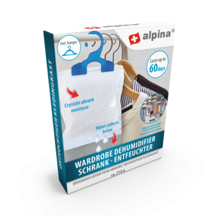 Alpina Dehumidifier - hanging moisture absorber 210g