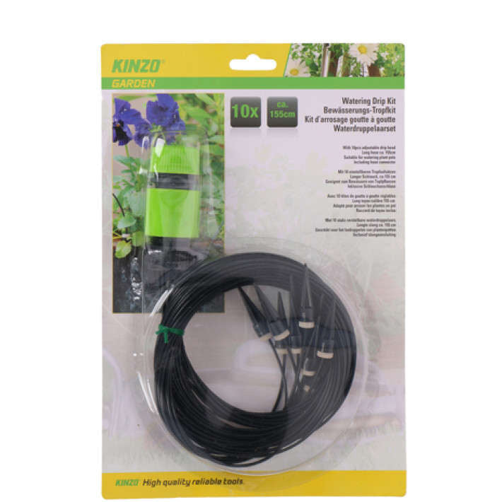 Kinzo Garden - Irrigation Drip Set | 10 x dripper