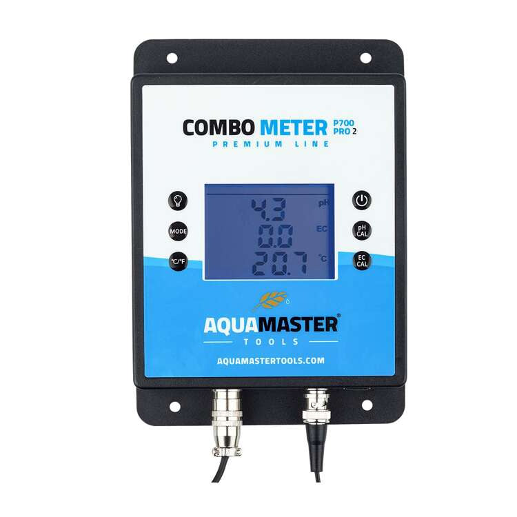 Aqua Master Tools P700 Pro 2 Combo Meter - pH, EC, CF, PPM, Temp.