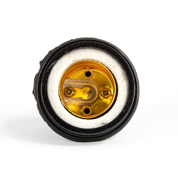 E27 socket for LED grow bulbs with a mounting hole