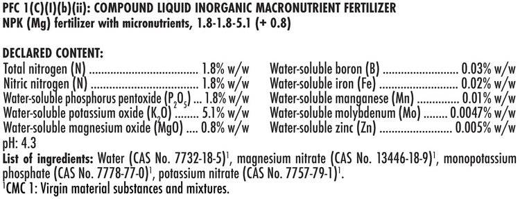 Advanced Nutrients Sensi Terra Part One/Two 2x1L | for growth and bloom