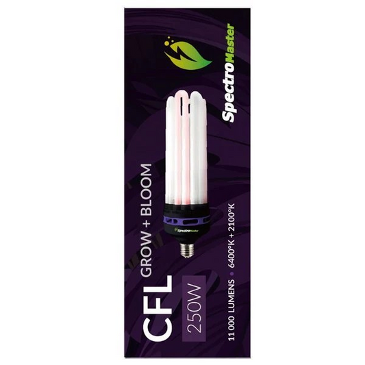 CFL 250W Spectromaster Lampe – 6U | 2100K + 6400K Dualspektrum