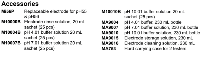 Professional pH meter Milwaukee ph 55 / ph55 PRO