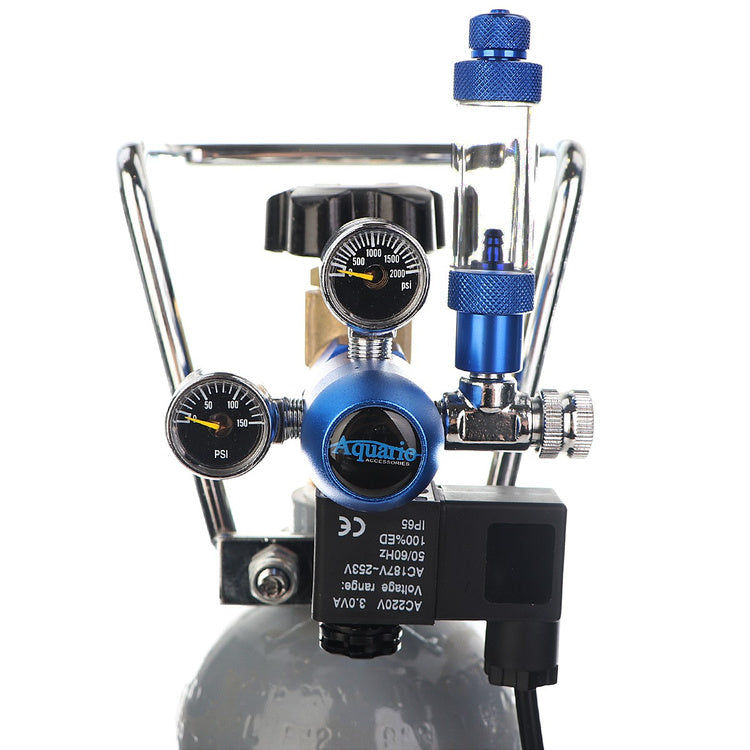 Aquario Blue Professional co2 bottle reducer with solenoid valve